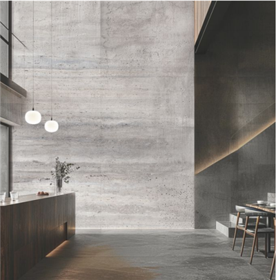 Tembok Travertine Fleksibel dan Jubin Lantai: Interior & Luaran